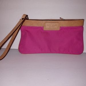 KATE SPADE Pink Nylon Wristlet